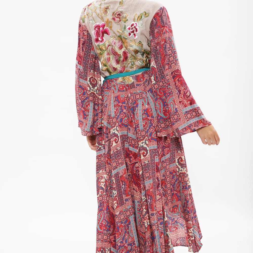 Aratta “Magical Creatures” Dress – XS – Boho Statement Piece